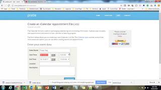 iCal Event Creator Tutorial