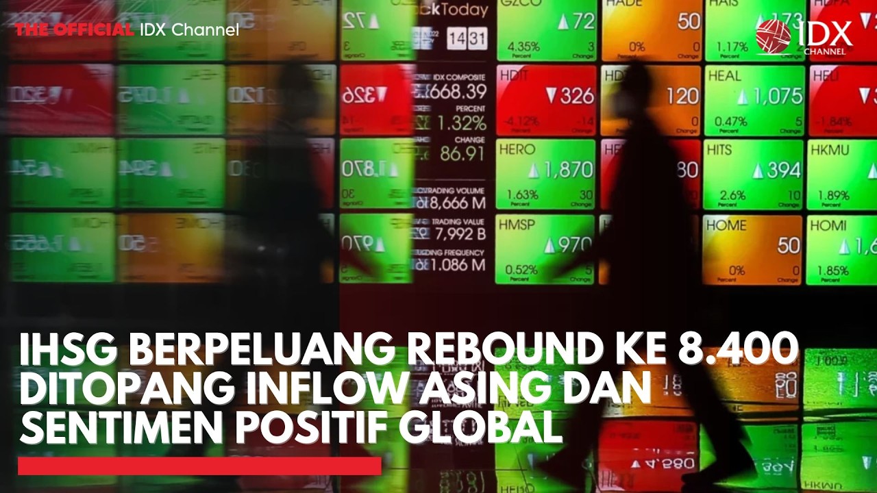 IHSG Berpeluang Rebound ke 8.400 Ditopang Inflow Asing dan Sentimen Positif Global | IDXC UPDATE