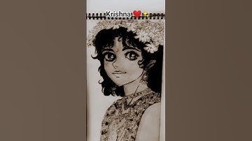 LORD KRISHNA IN ANIME STYLE ✨#art #lordkrishna #kanhaiya #animestyle #radhakrishna #artshort #shorts