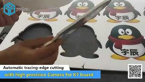 Automatic tracing-edge cutting with high precision Camera for KT board