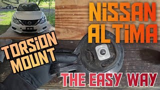 How to replace a motor mount on a 2013-2018 Nissan Altima Easy method How To Replace Right Engine Mount 2012 2018 Nissan Altima 2 5l