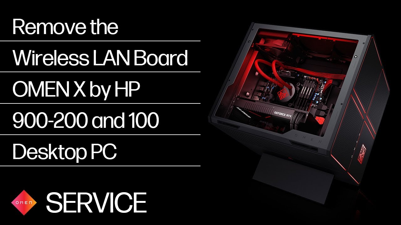 how to change wifi password How to Remove the Wireless LAN Board | OMEN X by HP 900-200 and 100 Desktop PC