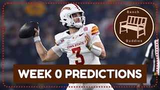 College Football Week 0 Predictions // 2025