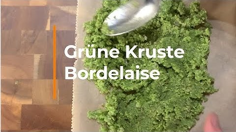 Grüne Kruste Bordelaise für Fisch, Fleisch und Gemüse