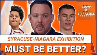 REACTION: Syracuse Basketball STUMBLES in Exhibition vs. Niagara | Gerry McNamara Must FIX THIS