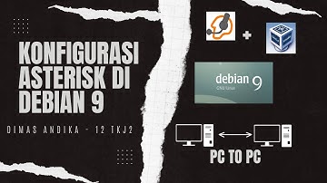 Konfigurasi Asterisk VoIP Server di Debian 9 Zoiper - PC to PC