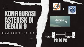 Konfigurasi Asterisk VoIP Server di Debian 9 Zoiper - PC to PC