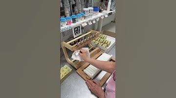 Time to cut soap! #smallbusiness #soapmaking #timelapse #timelapsevideo #soapcutting #soap #shorts