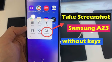 Samsung Galaxy A23: How to take screenshot without power button | Capture screen without keys