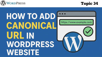 How to Add Canonical URL in Wordpress Website 2025 | How to Add Canonical Tag in Wordpress Website
