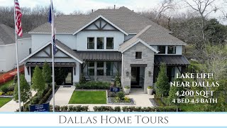 Amazing Toll Brothers Model Home Tour Near the Lake! Lakeside at Cielo Ranch - Shady Shores Texas