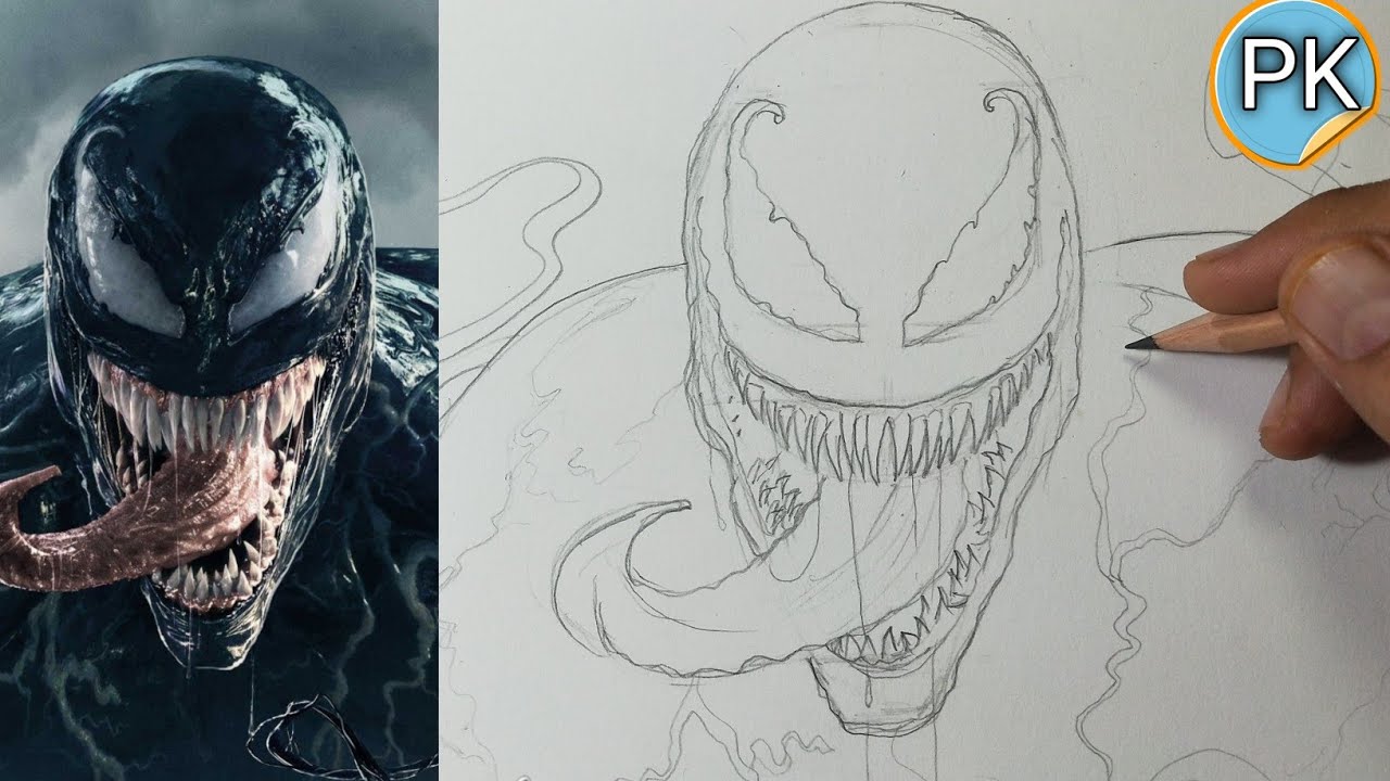 Venom Sketch by Flixate on DeviantArt