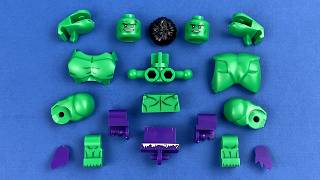 🤢 How to Build a LEGO | Marvel Superhero Green Hulk Custom Unofficial Minifigure Assembly!