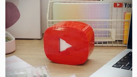 ASMR YOUTUBE PLAY BUTTON LEGO bricks #youtubehighfive #asmreating #asmrsounds #asmrvideo