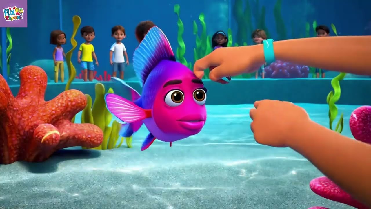 The Fish Poem 🐠 | Magical Underwater Rhyme for Kids | FlixKidsRhyme