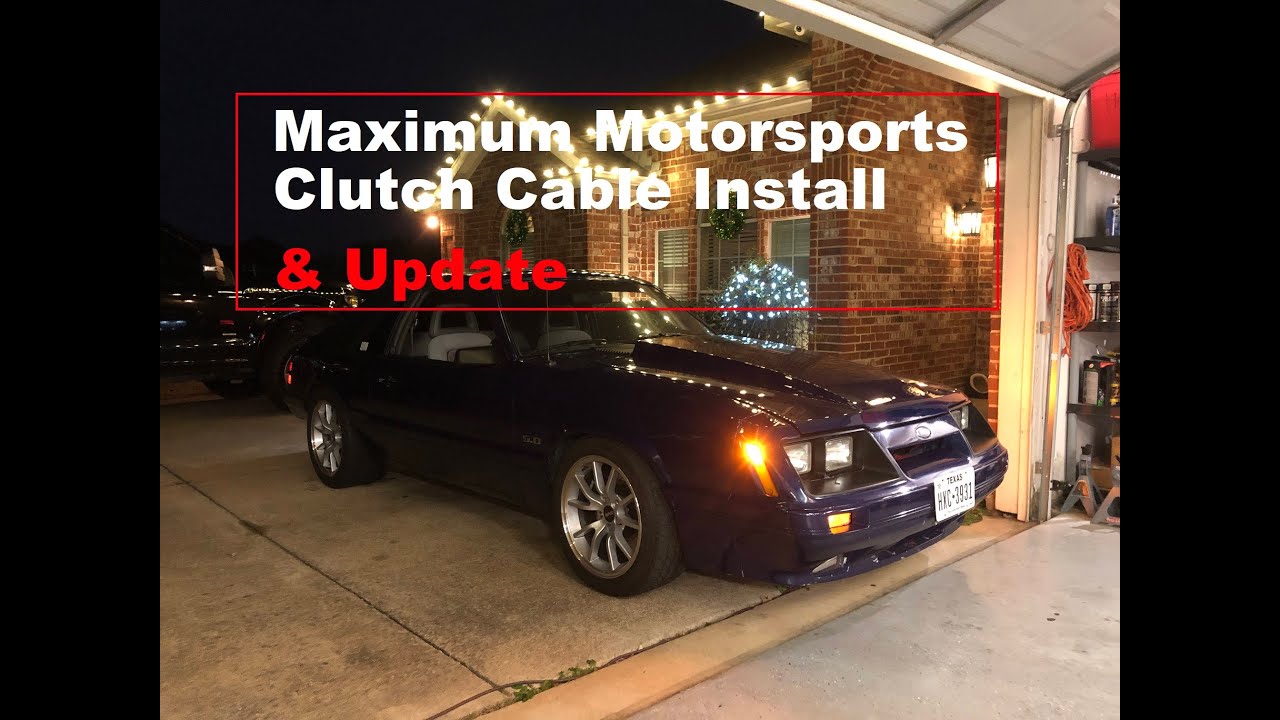 Update & Maximum Motorsports Clutch Cable Install YouTube