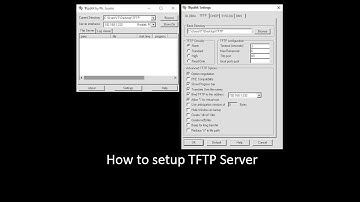 How to setup TFTP server