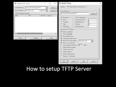 How to setup TFTP server