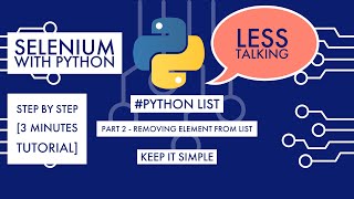 Python List for Beginners: Removing Element from List