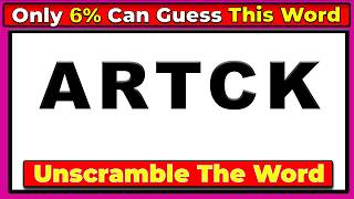 Guess The Correct Word |Unscramble the 5 Letter - Guess the Word Challenge 110