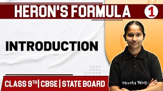 HERON'S FORMULA - 01 | Introduction | Maths | Class 9th / CBSE / State Board screenshot 5