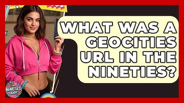 What Was A Geocities URL In The Nineties? - I