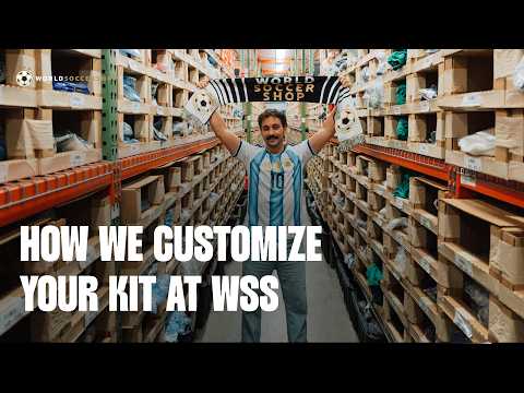 Inside a Soccer Jersey Warehouse: Authentic Kits, Customization & More