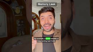 Android Memory Leak Explained 💀 Why Apps Crash! #shorts #android #java #kotlin #interview #job