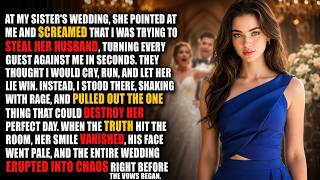 Details My sister accused me of trying to steal her husband at her wedding News