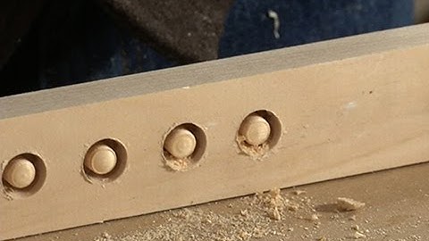 Cutting Wooden Plugs Without a Drill Press