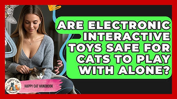 Are Electronic Interactive Toys Safe for Cats to Play With Alone? | Happy Cat Handbook