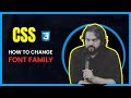 CSS Tutorial # 3 | Explaining how to change font family of text | Hindi/اردو