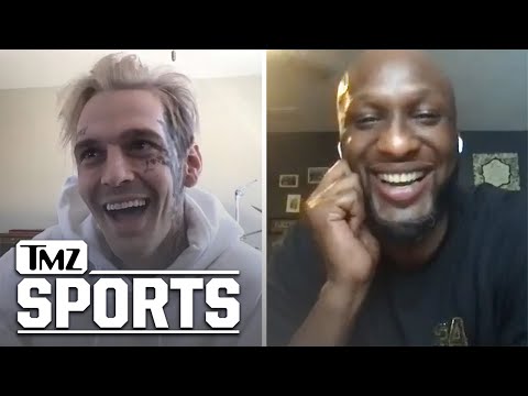 Lamar Odom Epic Trash Talk W/ Aaron Carter, Promises To Knockout Pop Star | TMZ Sports