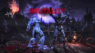 MKXL Triborg Cyber Sub Zero Secret Brutalities and stage Fatality
