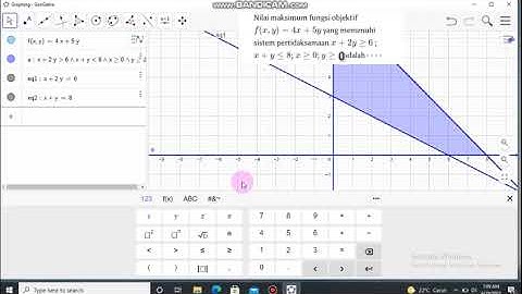 #6 Program linear menggunakan Geogebra by Khairunnisa