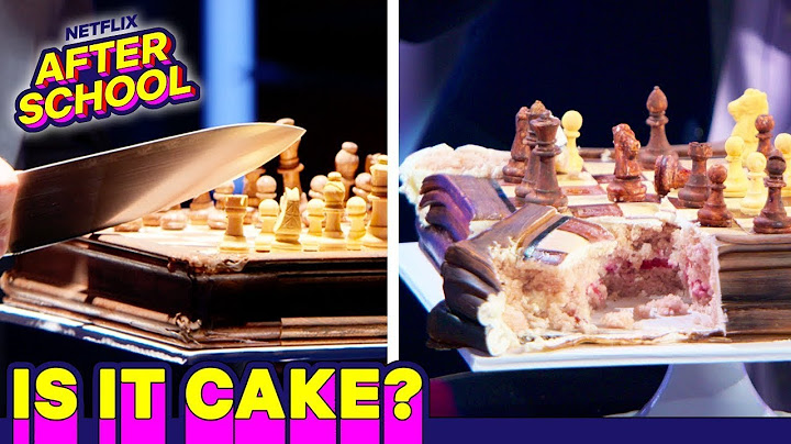 Chess Board...or Cake? ♟  Is It Cake? | Netflix After School