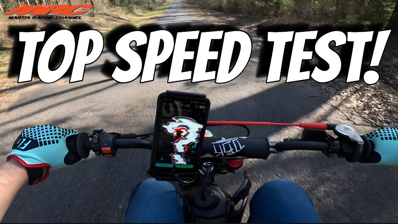 X-Pro Storm 125cc Pit Bike Top Speed Test