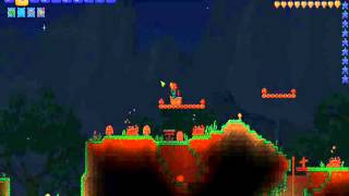 Minecart fun in Terraria