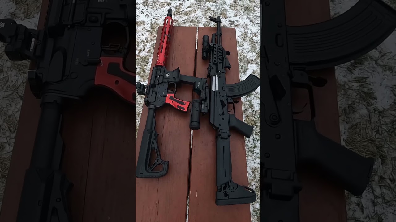 AR or AK, which rifle is better?💕