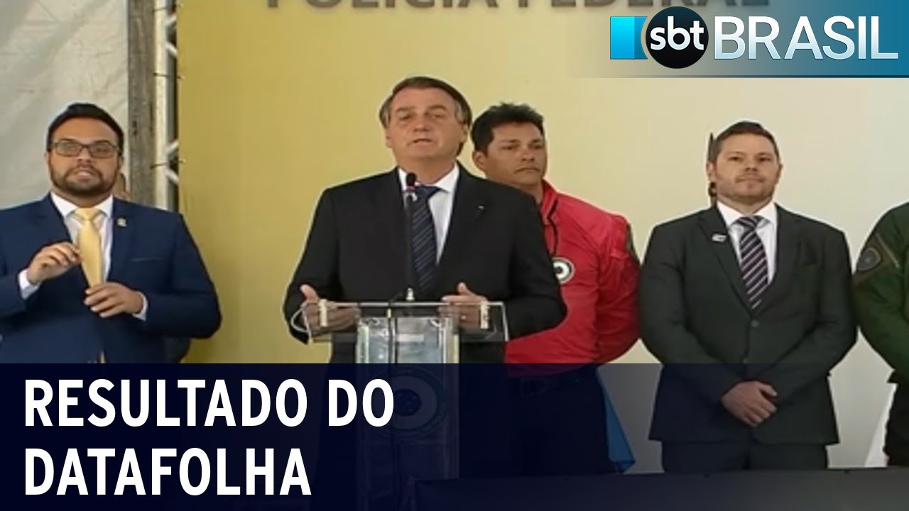 Lula tem 48% das intenções de voto e supera Bolsonaro, diz Datafolha | SBT Brasil (16/12/21)