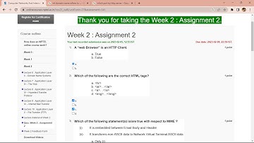 Computer Networks and Internet Protocol | NPTEL | Week 2 Assignment 2 Solution | Feb 2023