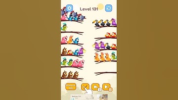 Bird Color Sort Puzzle Level 131 Solution