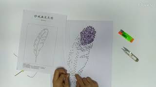 Installation tutorial For String Art Kit （Feather）