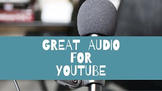 How to get great audio for YouTube (DSLR and Mirrorless Camera audio) #GreatAudio #DSLR