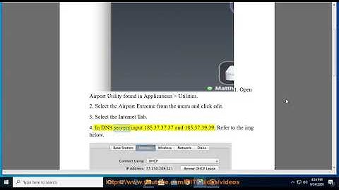 Set up Unlocator VPN Smart DNS on Airport Extreme router