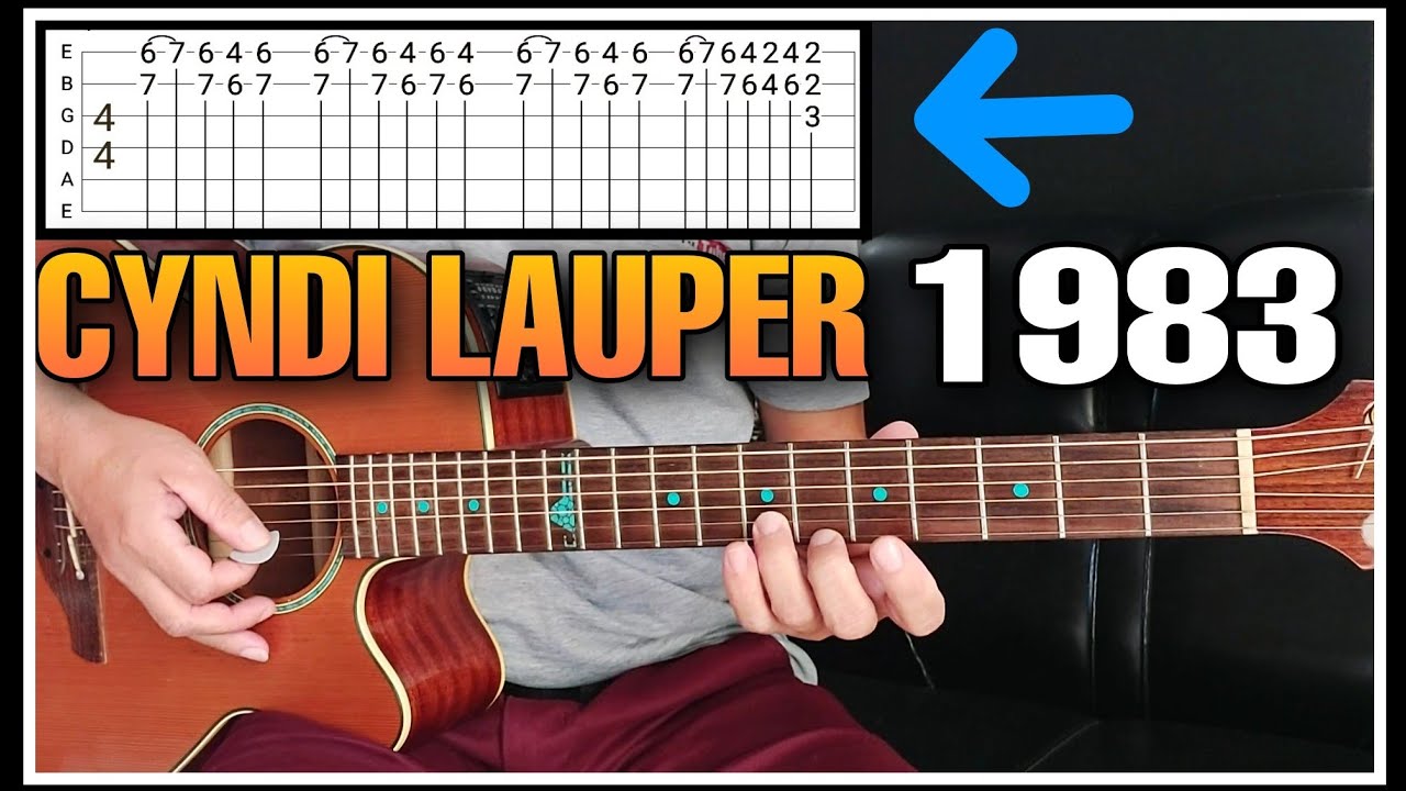Solo Incrível (1983) Fácil de Tocar no Violão, 1 Bilhão de Visualizações no YouTube 👉Cyndi Lauper
