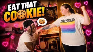 Asking Erica To Eat THAT 🍪 Before Work…😭 *She Folded*
