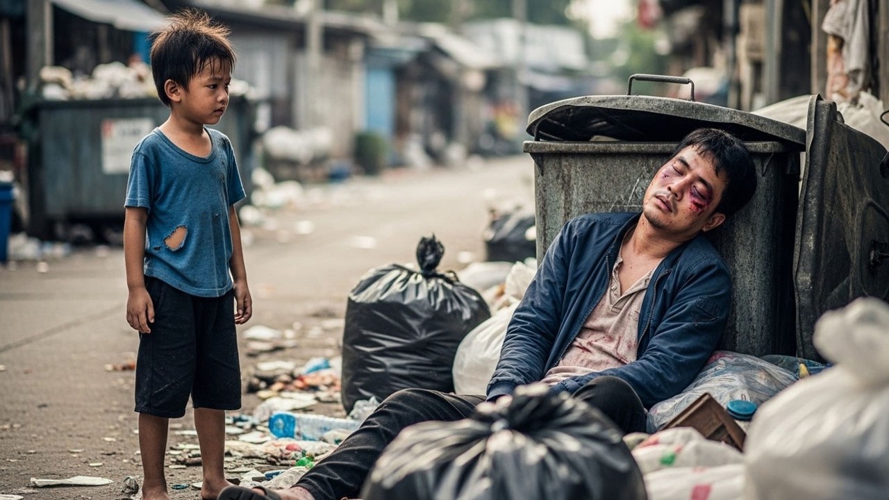 เด็กกำพร้าเจอมหาเศรษฐีบาดเจ็บในกองขยะ — ความลับ 24 ชั่วโมงที่ทำให้โลกสั่นสะเทือน!
