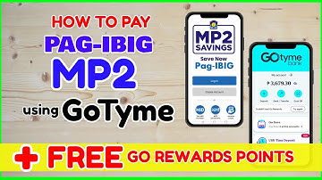 PagIBIG MP2 GoTyme Payment: How to Pay MP2 with Free Go Rewards Points
