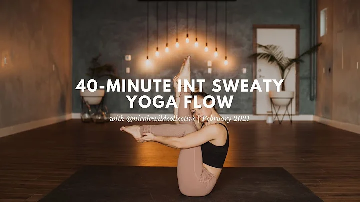 40-Minute Sweaty Intermediate Vinyasa Yoga Class w...